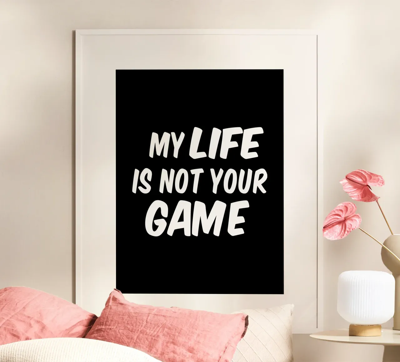 My life is not your game carta hahnemühle da happieeagle