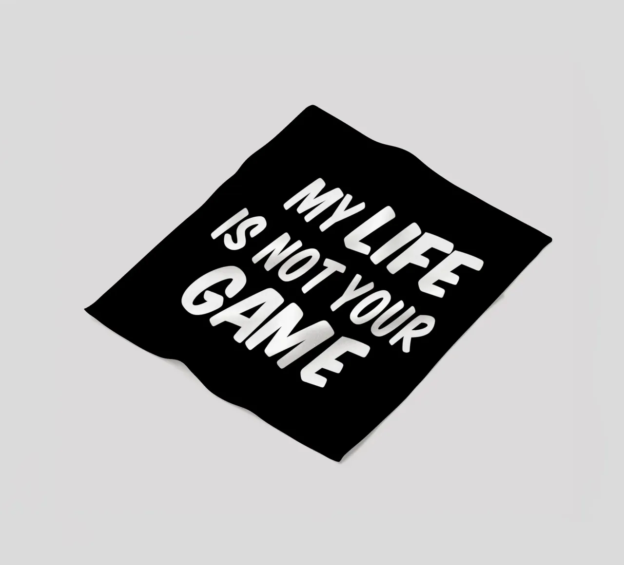 My life is not your game coperta in pile da happieeagle