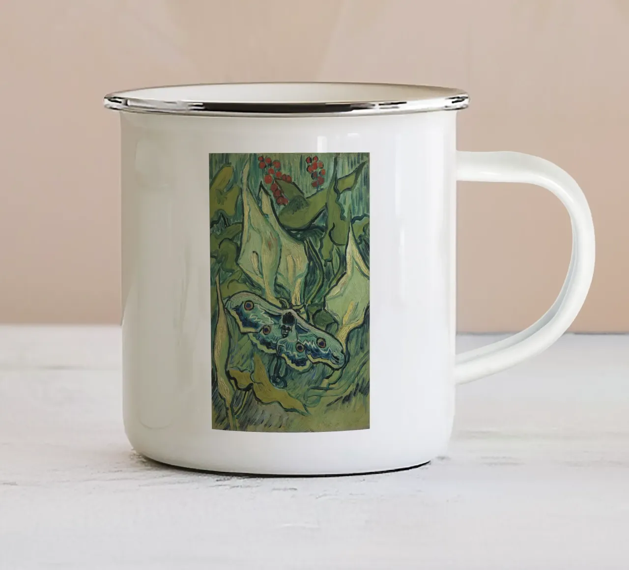 Vincent van Gogh - Kaisermotte tazza in smalto da Carinaprint