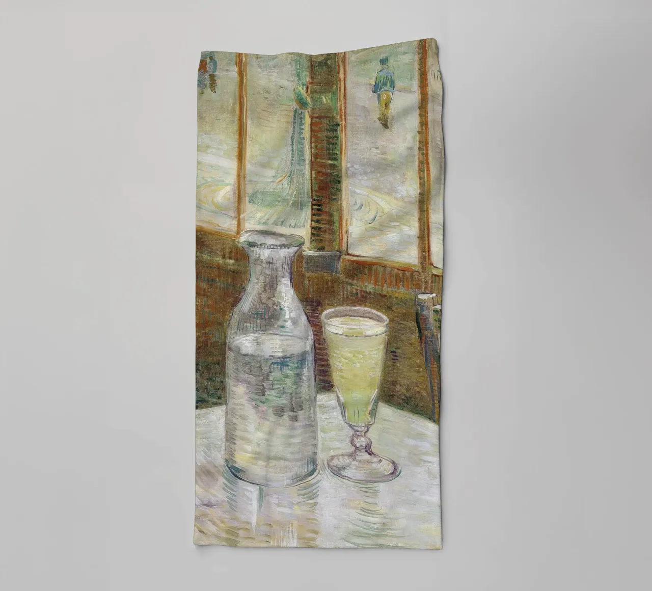 Coffee table with absinthe towel by Carinaprint