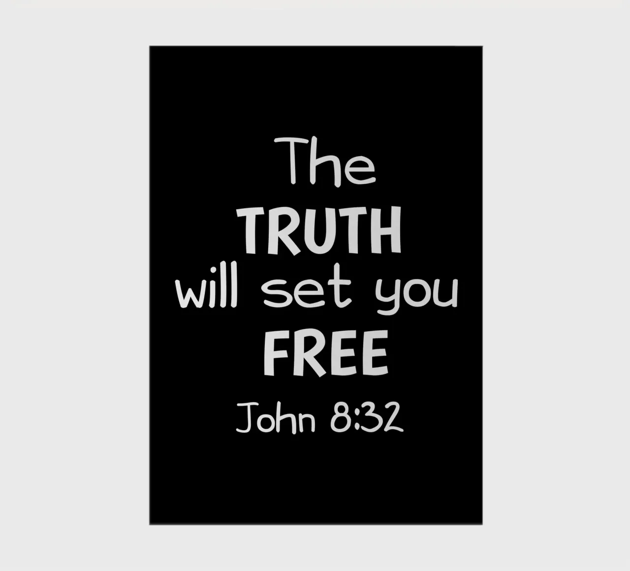 The truth will set you free notebook by happieeagle