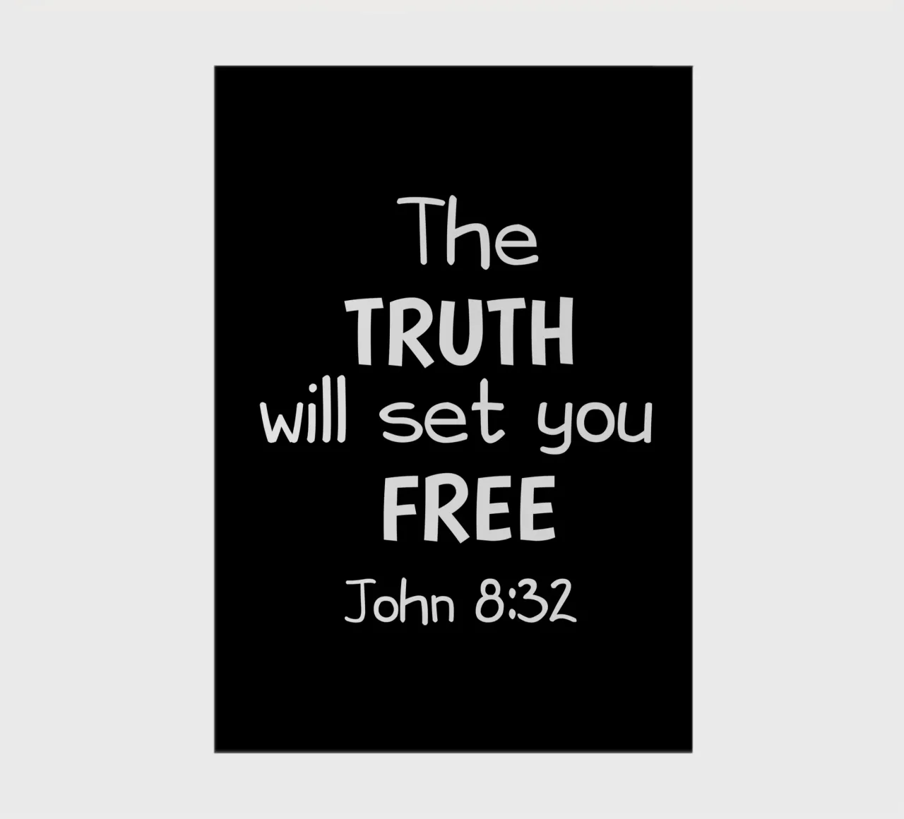 The truth will set you free notebook by happieeagle