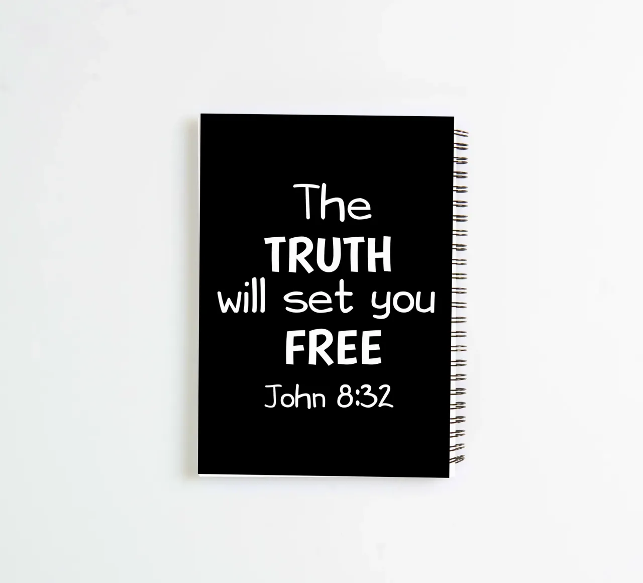 The truth will set you free spiral notebook by happieeagle