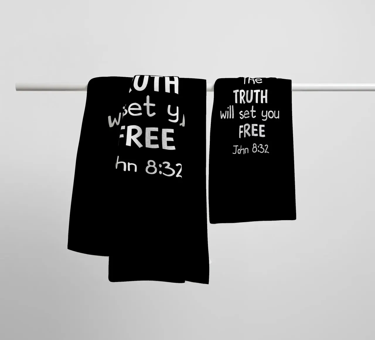 The truth will set you free asciugamano da bagno da happieeagle
