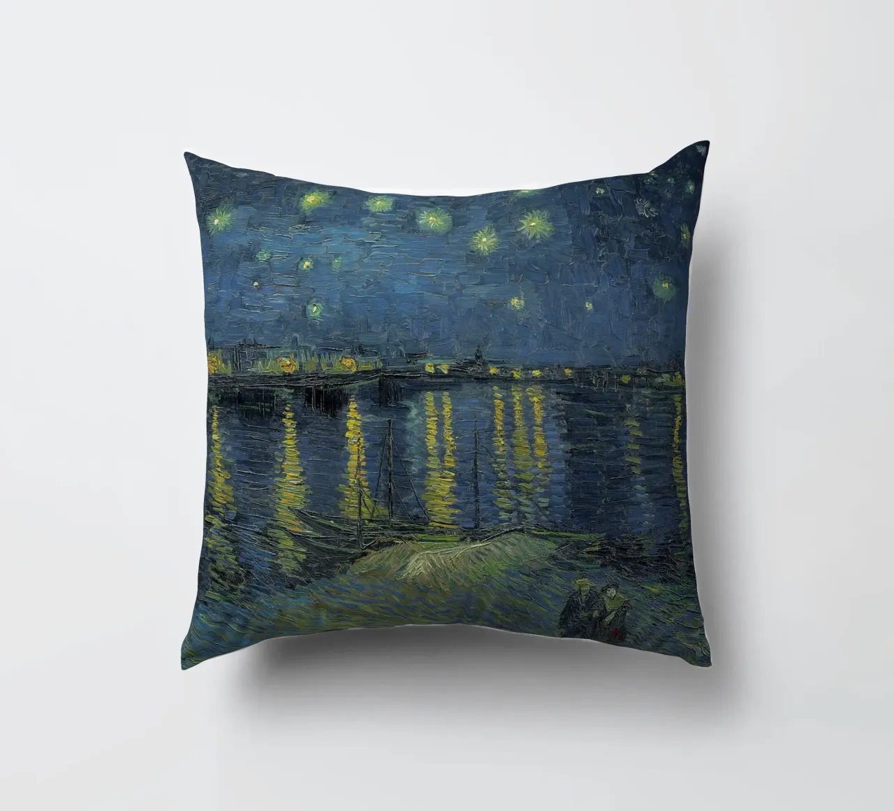 Gogh - Notte stellata - Rodano cuscino da Carinaprint