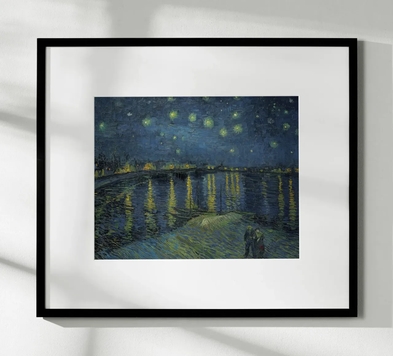 Gogh - Notte stellata - Rodano carta hahnemühle da Carinaprint