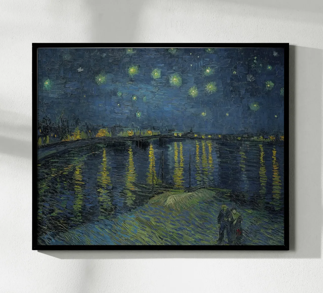 Gogh - Notte stellata - Rodano carta hahnemühle da Carinaprint