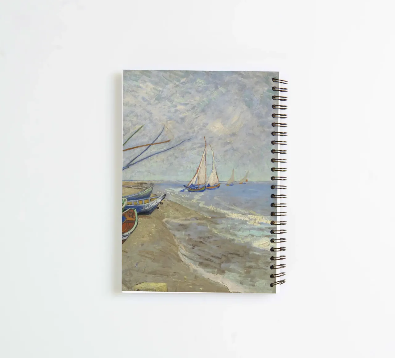 Van Gogh - Boote aux Saintes carnet à spirale de Carinaprint