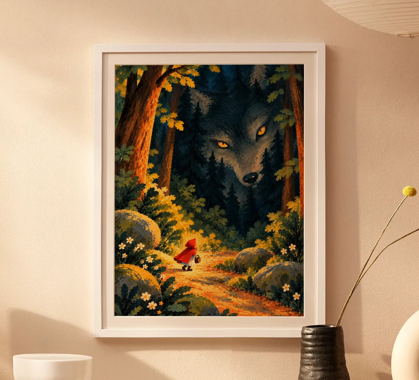 Rotkäppchen Poster von Miss Tigri