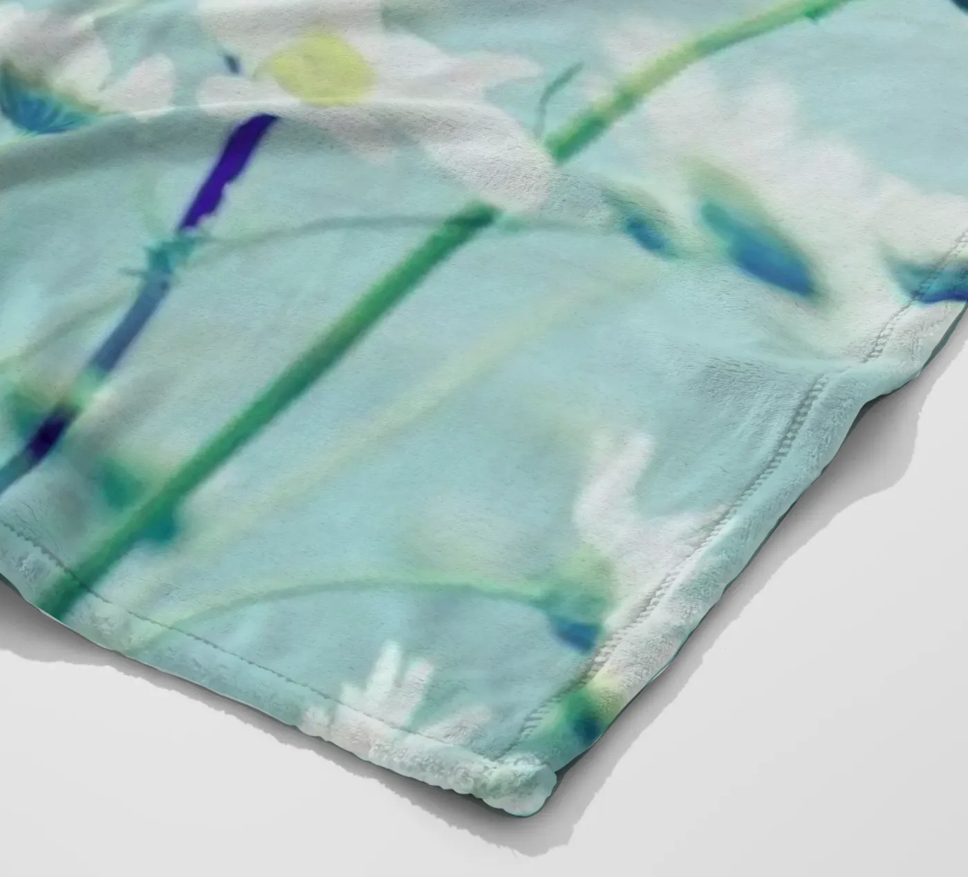 Dancing Daisies Fleecedecke von Robin Delean