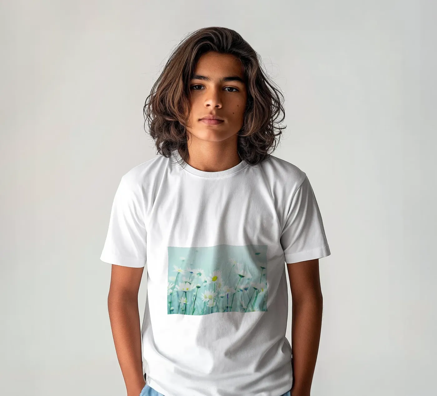 Dancing Daisies t-shirt bambini da Robin Delean