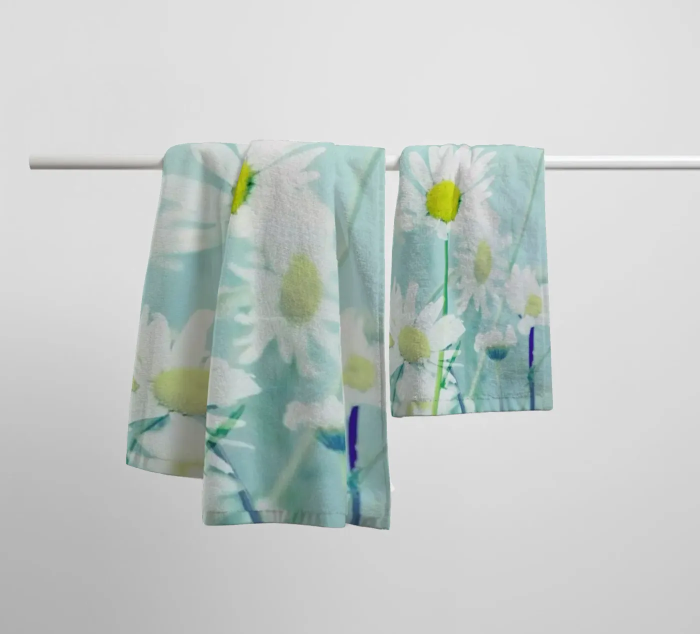 Dancing Daisies badhanddoek van Robin Delean