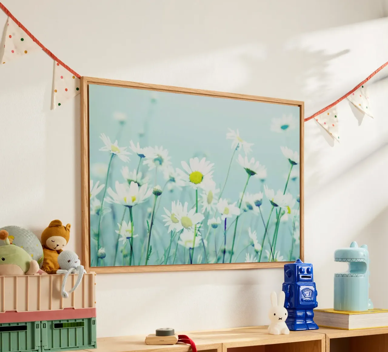 Dancing Daisies plexiglass da Robin Delean