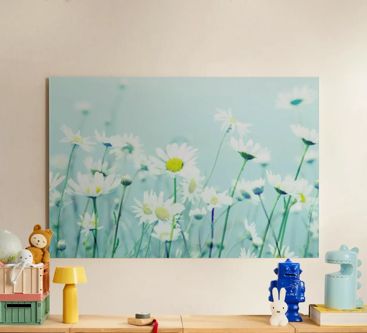 Dancing Daisies plexiglass da Robin Delean