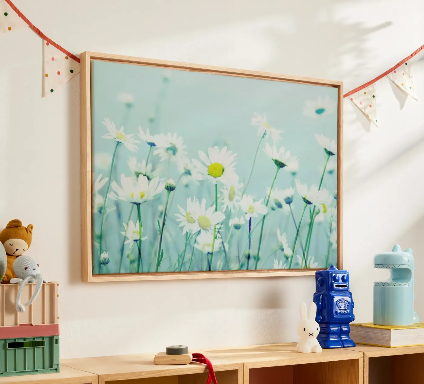 Dancing Daisies tela da Robin Delean