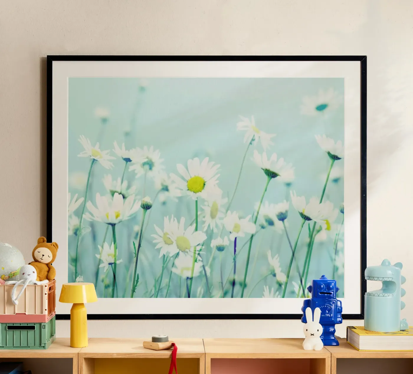 Dancing Daisies poster by Robin Delean