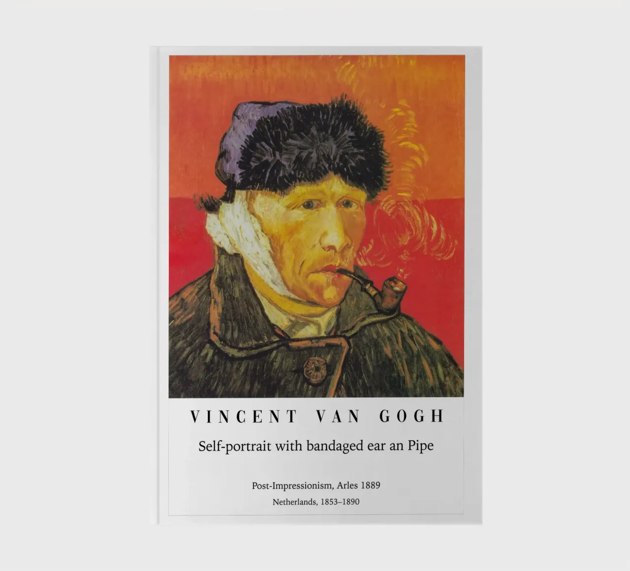 Van Gogh - con un orecchio fasciato diario da Carinaprint