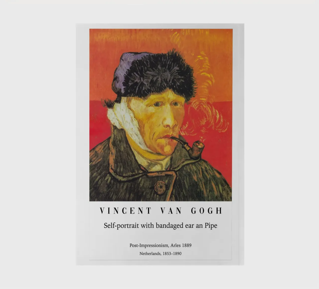 Van Gogh - con un orecchio fasciato diario da Carinaprint