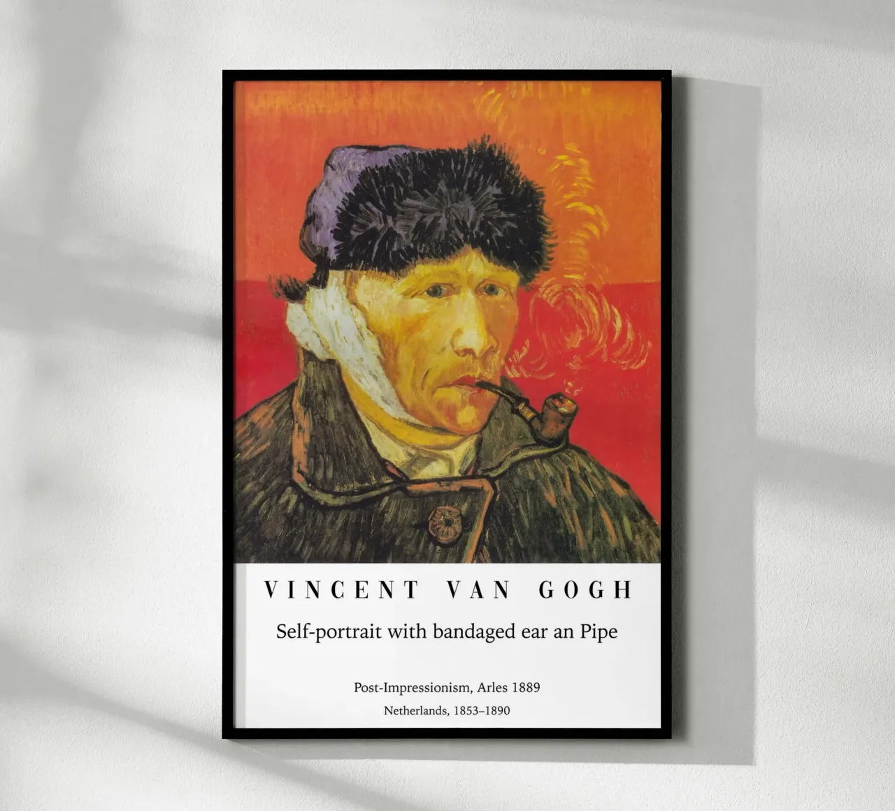 Van Gogh - con una oreja vendada hahnemühle de Carinaprint