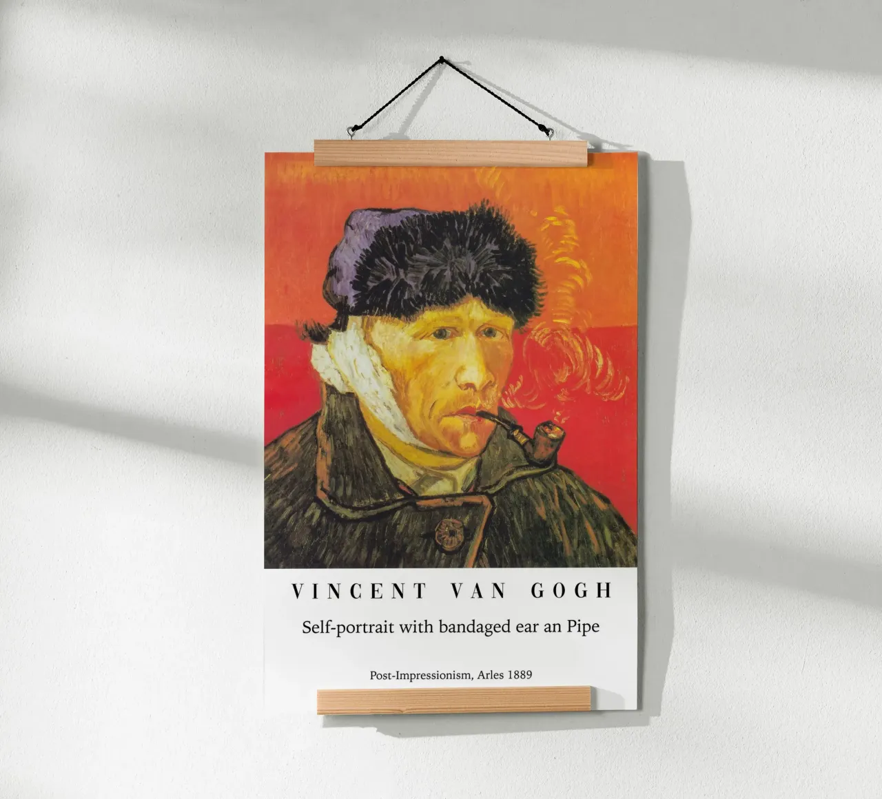 Van Gogh - con una oreja vendada hahnemühle de Carinaprint
