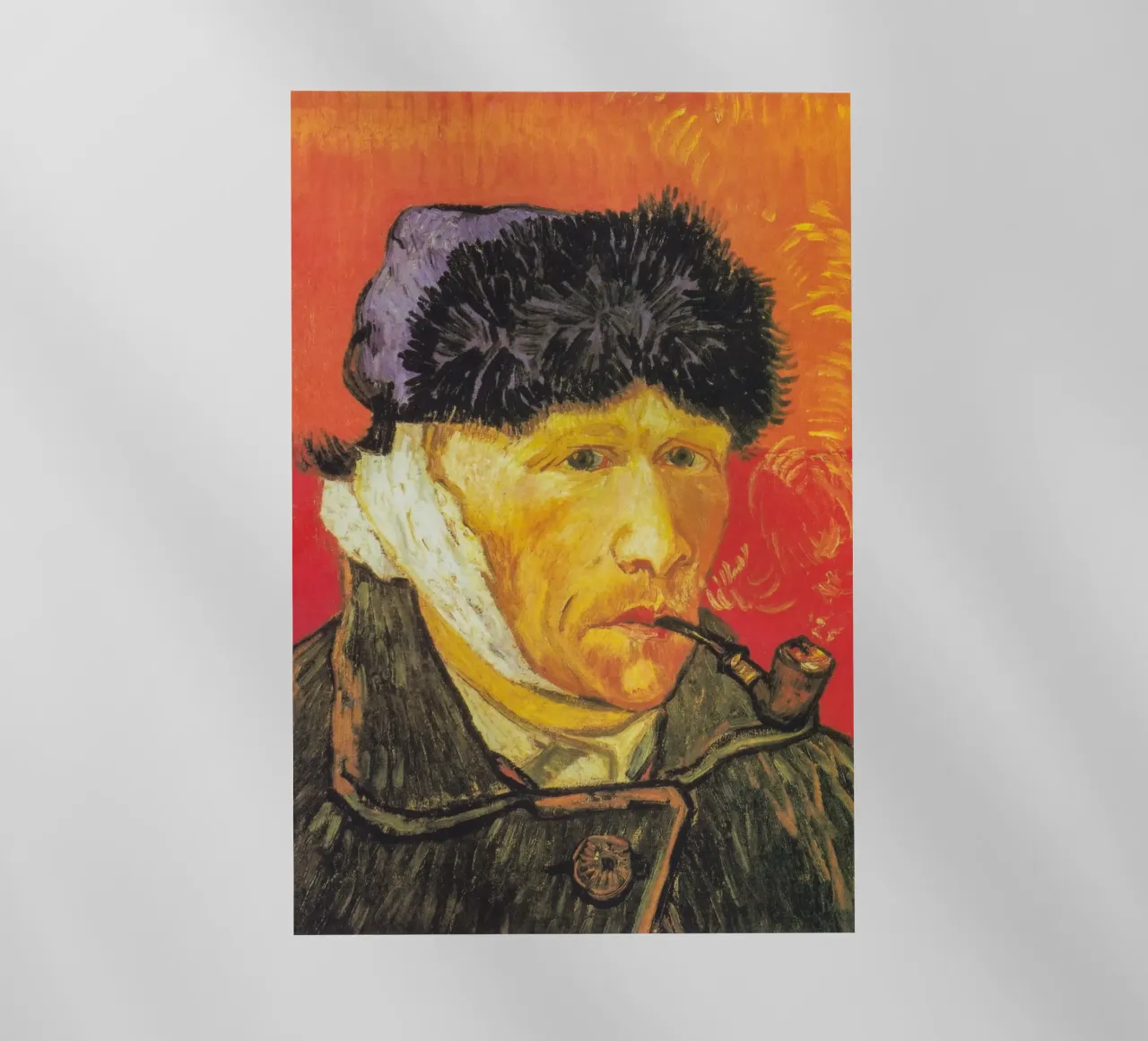 Van Gogh con un orecchio fasciato pellicola backlit da Carinaprint