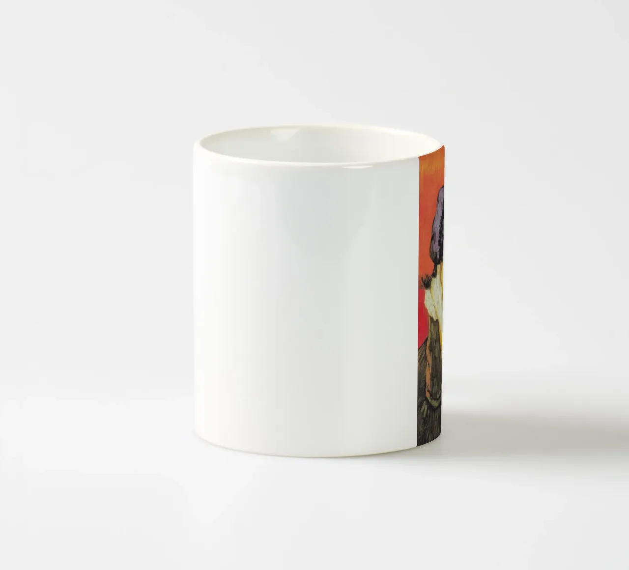 Van Gogh con un orecchio fasciato tazza in ceramica da Carinaprint