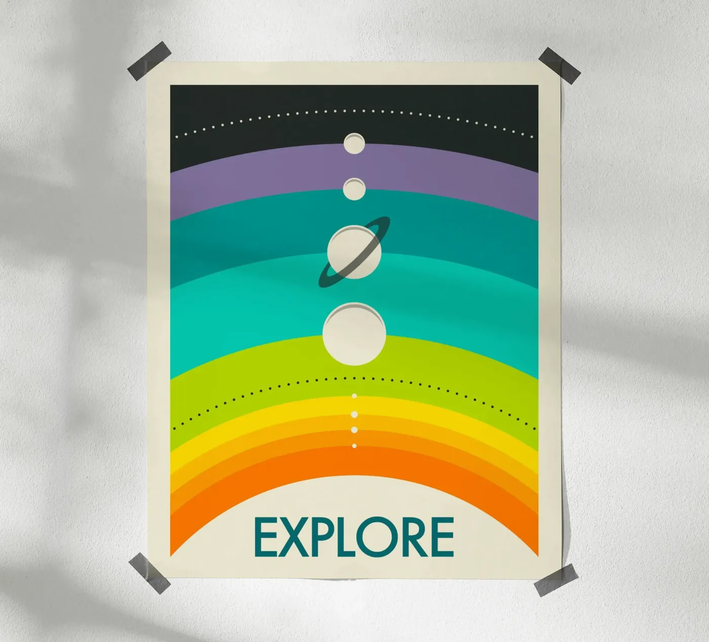 Solar System Poster von Jazzberry Blue