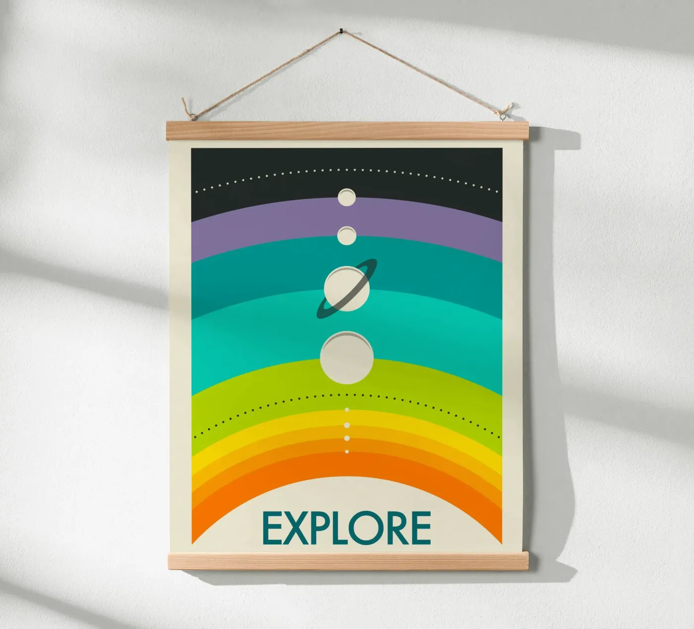 Solar System Poster von Jazzberry Blue