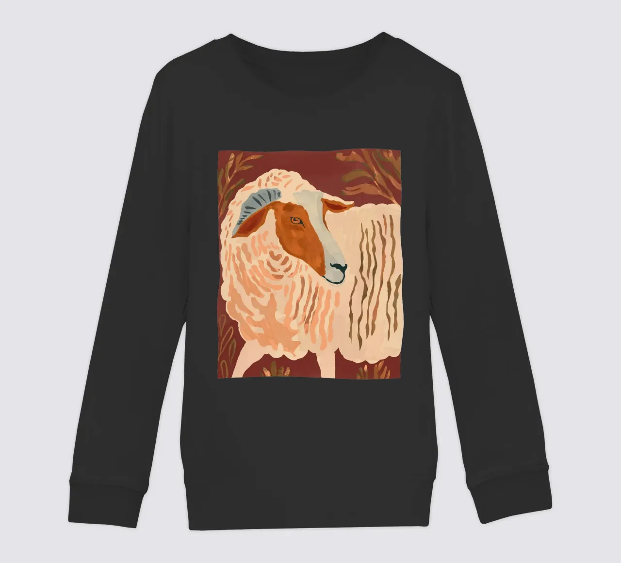 Ariete rustico astratto felpa bambino da ThingDesign