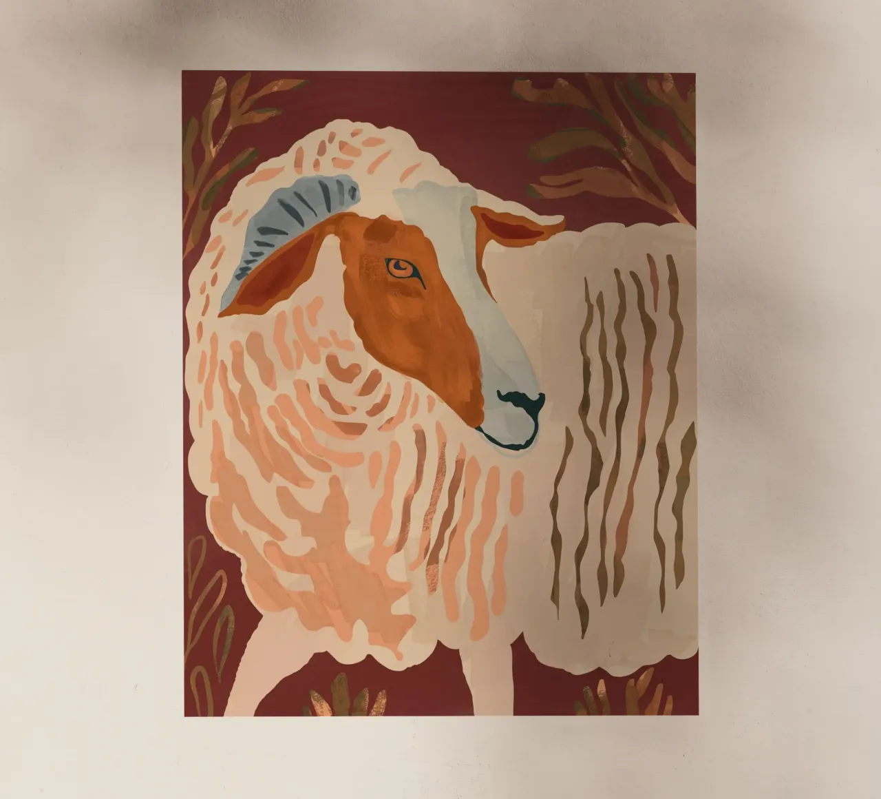 Ariete rustico astratto pellicola backlit da ThingDesign