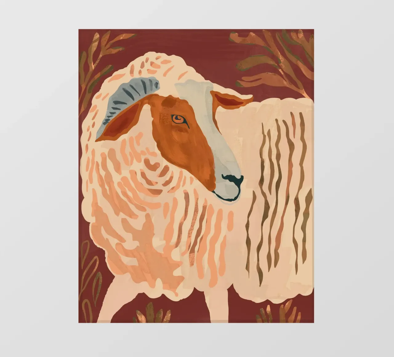 Ariete rustico astratto pellicola backlit da ThingDesign