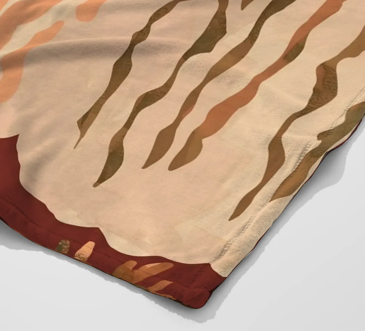Ariete rustico astratto coperta in pile da ThingDesign