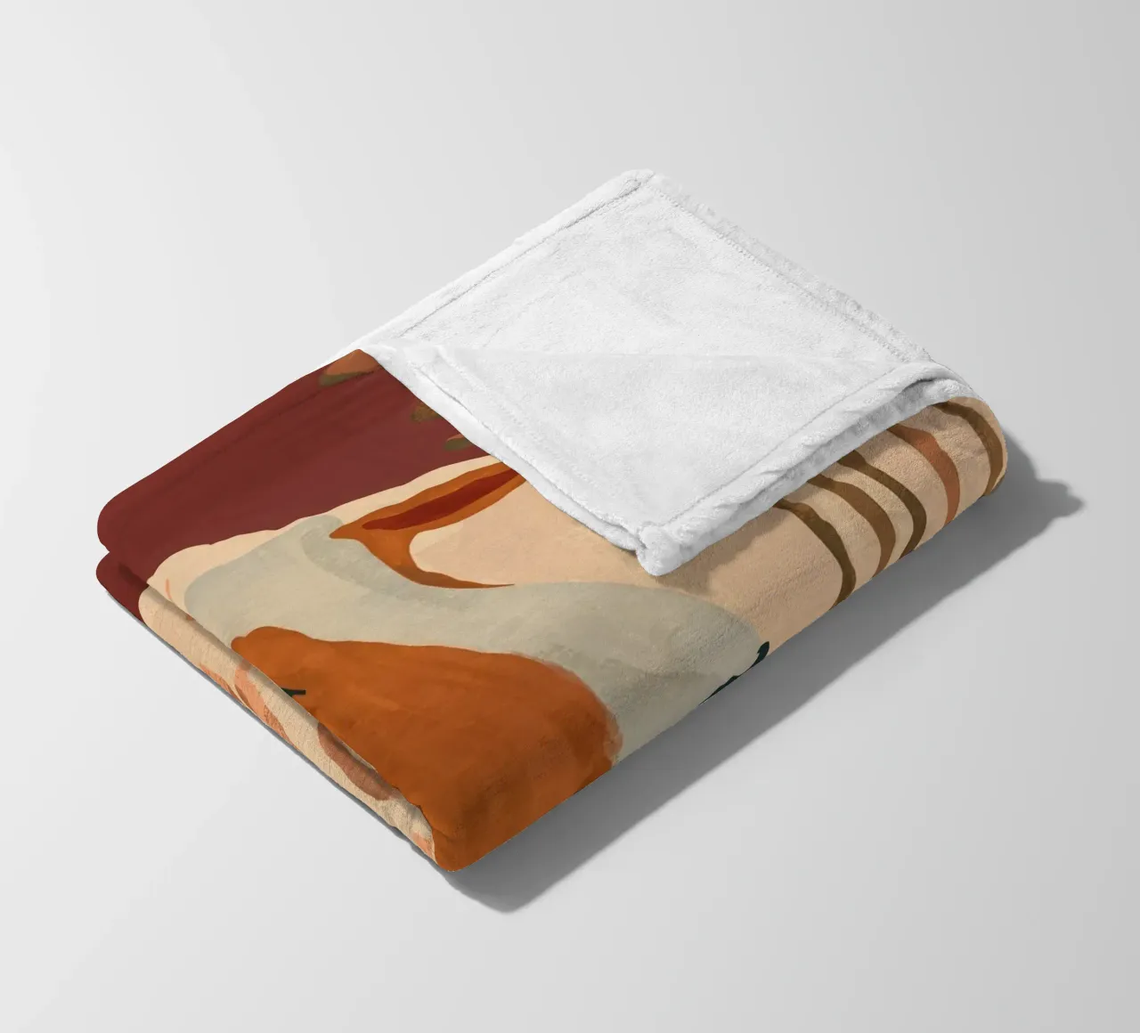 Ariete rustico astratto coperta in pile da ThingDesign
