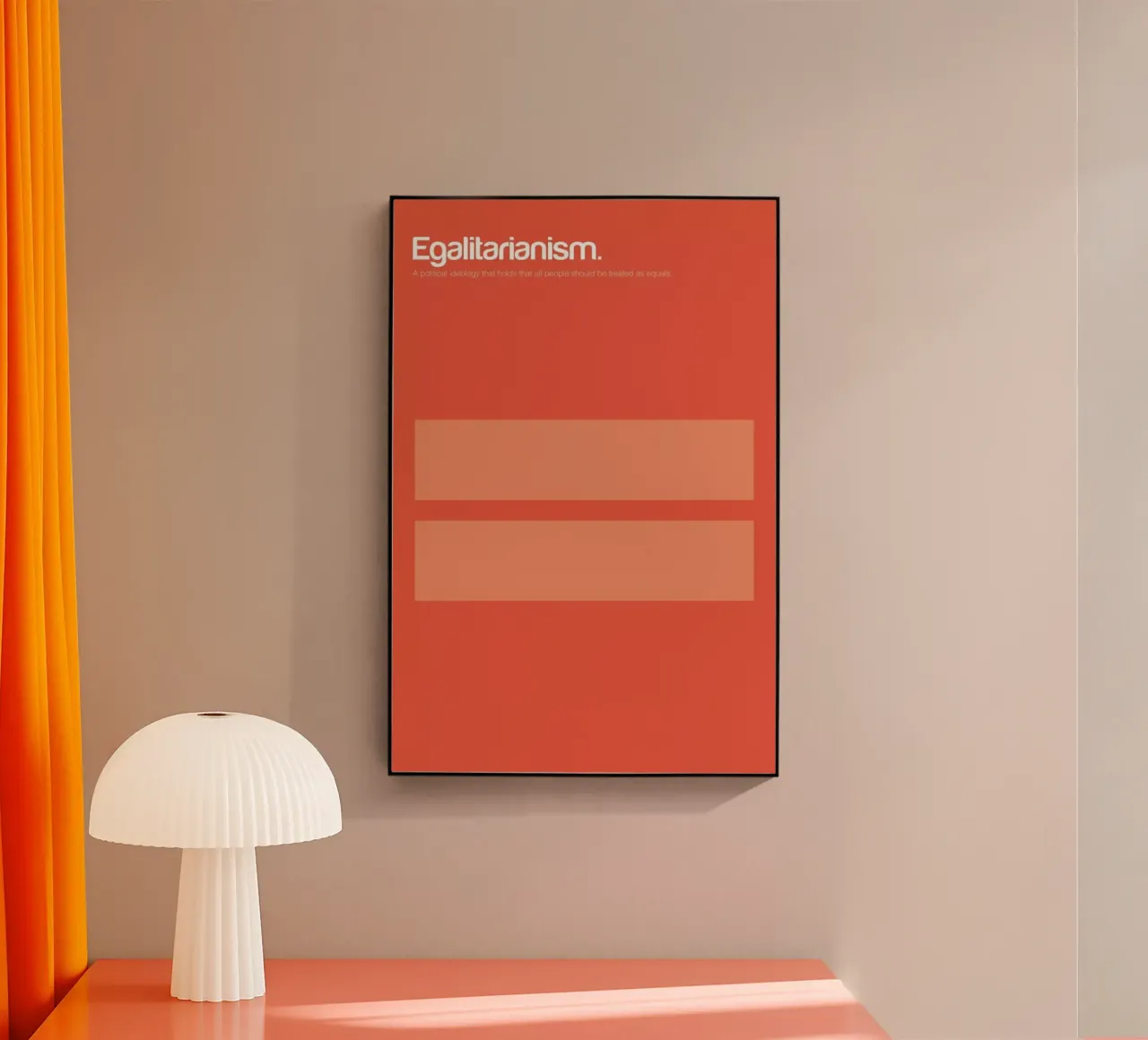 Egalitarianism plexiglass da Genís Carreras