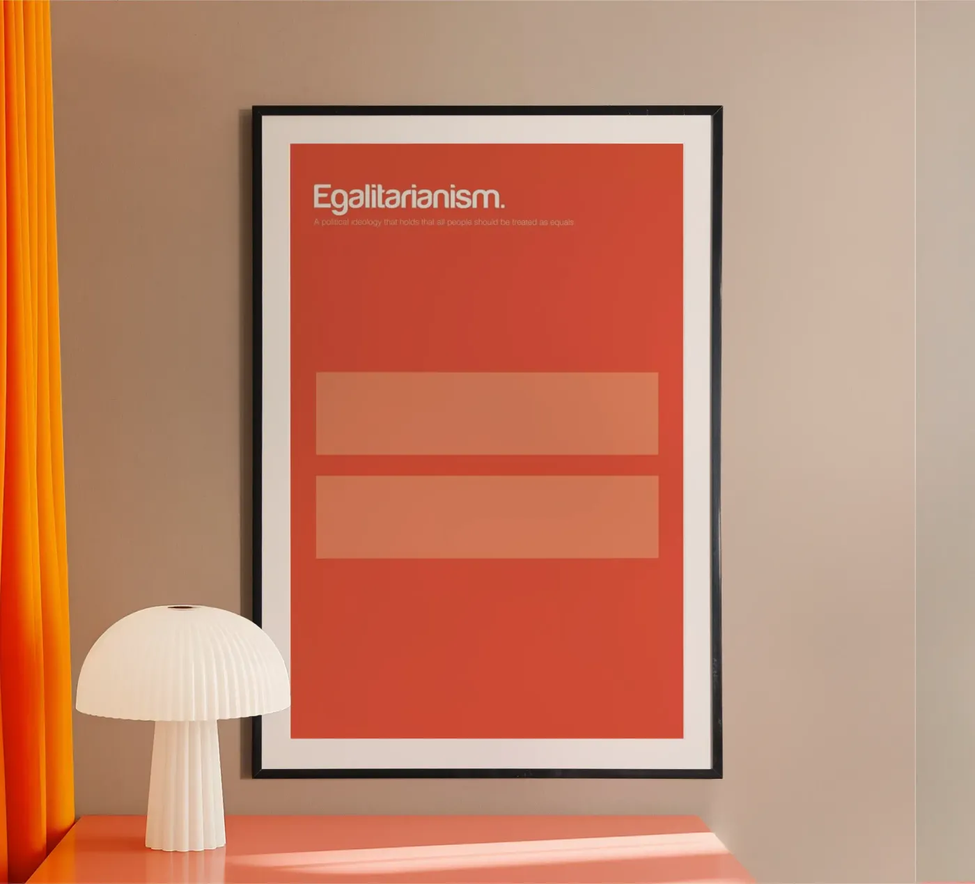 Egalitarianism poster da Genís Carreras