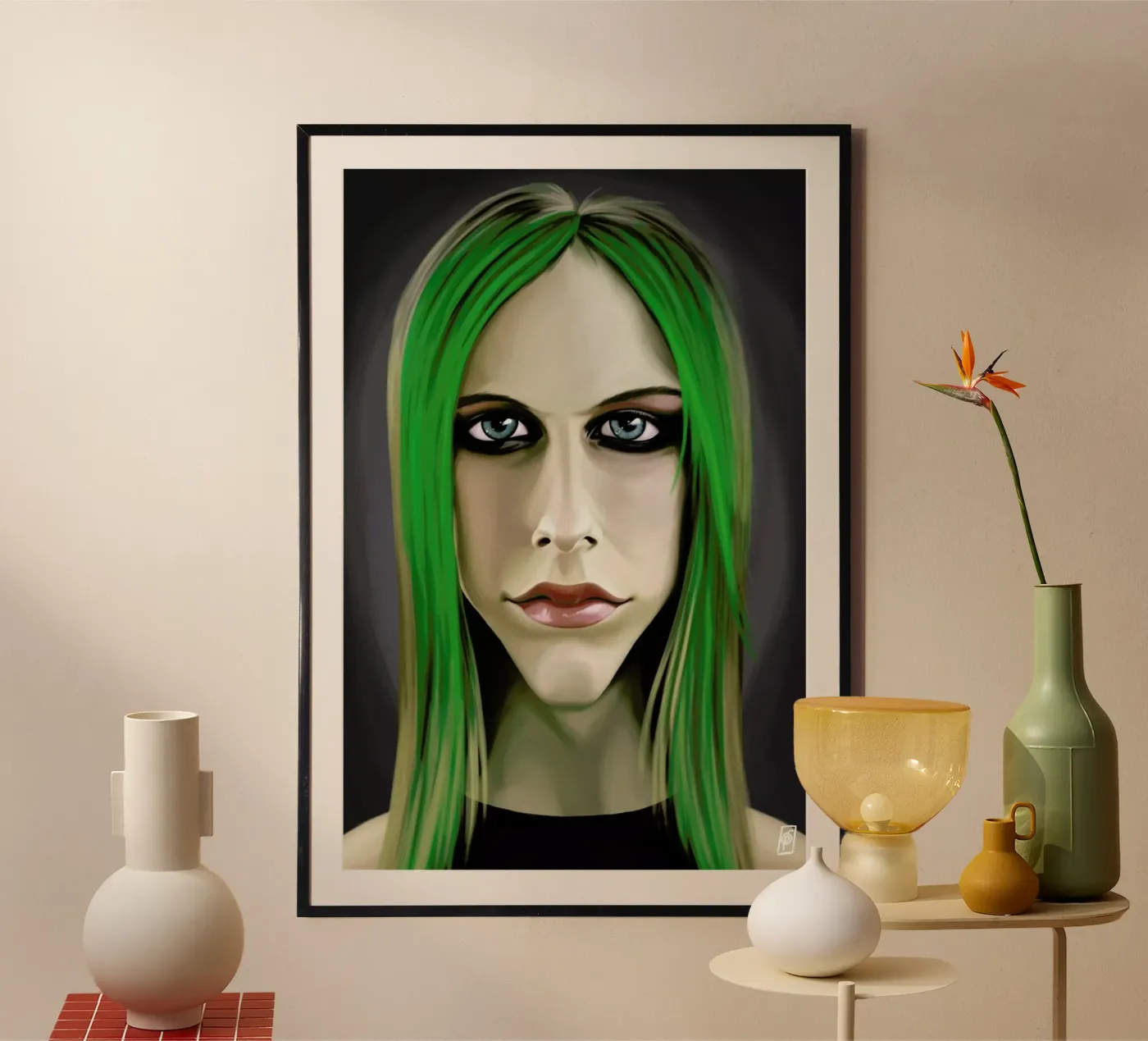 Avril Lavigne poster da Rob Art | Illustration