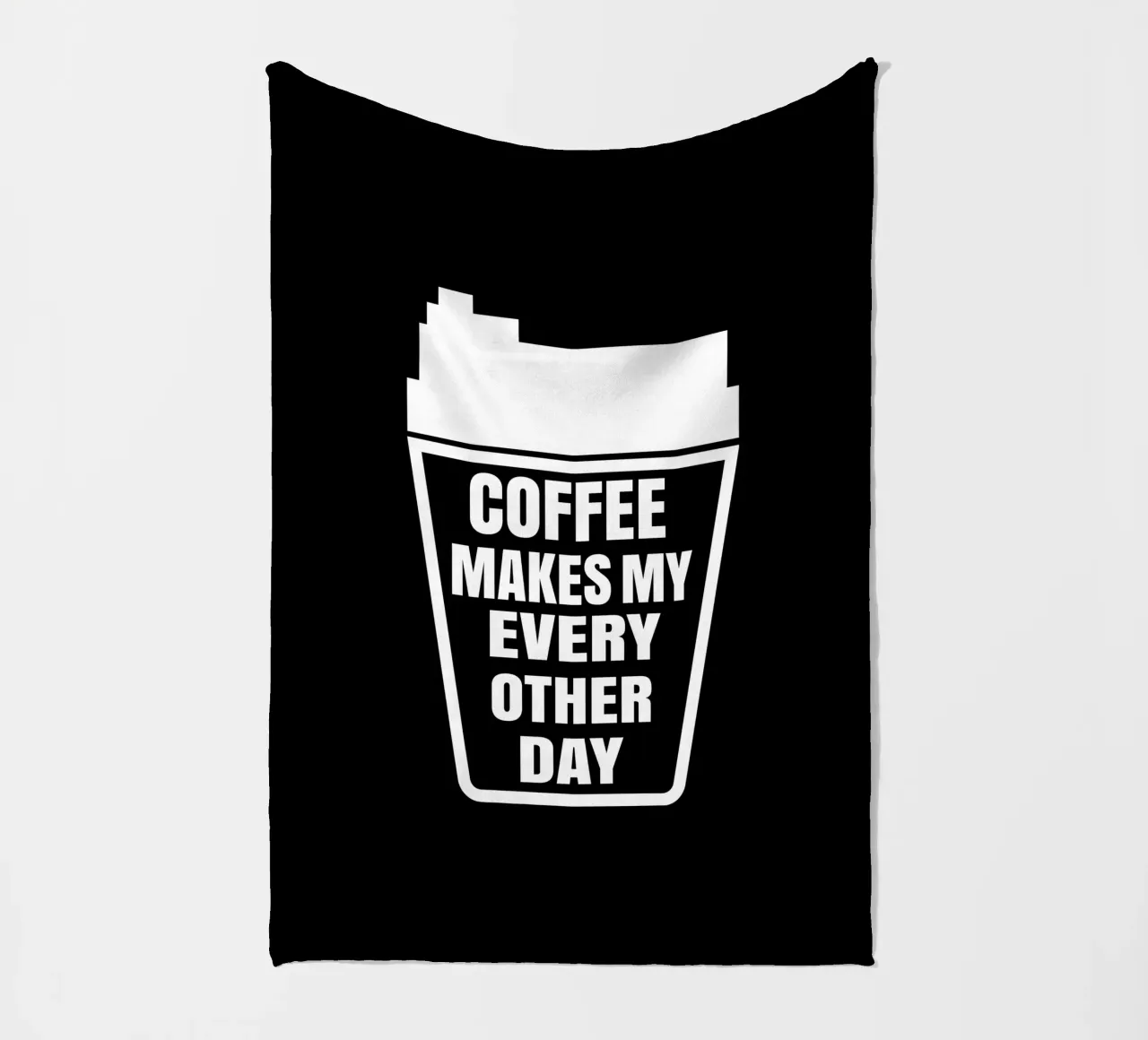 Coffee makes my every other day coperta in pile da happieeagle