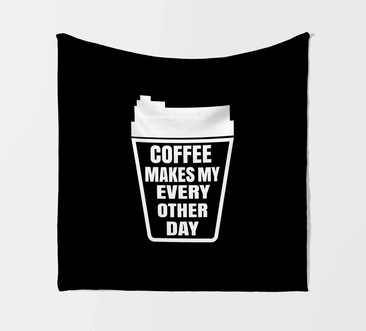 Coffee makes my every other day coperta in pile da happieeagle