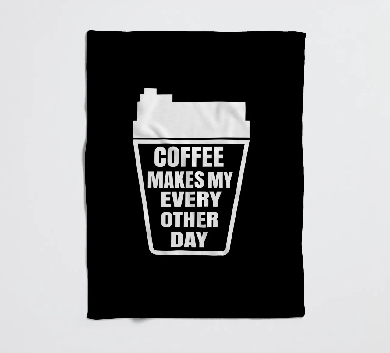 Coffee makes my every other day coperta in pile da happieeagle