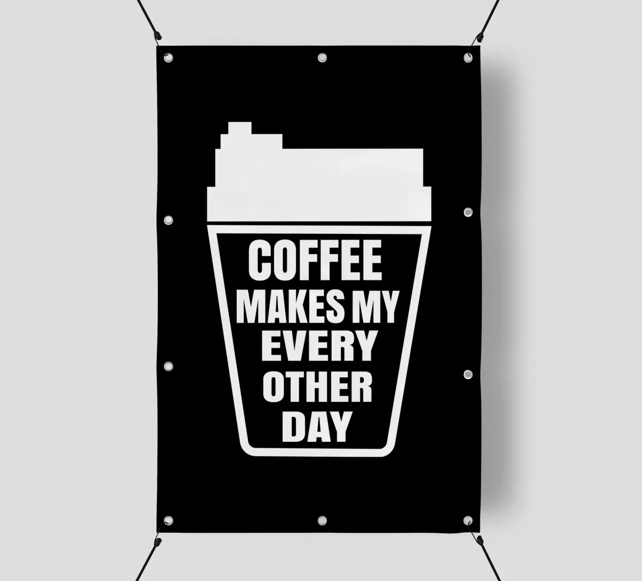 Coffee makes my every other day telo in pvc da happieeagle