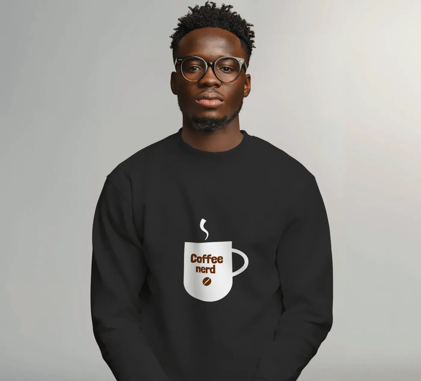 Coffee nerd felpa da happieeagle