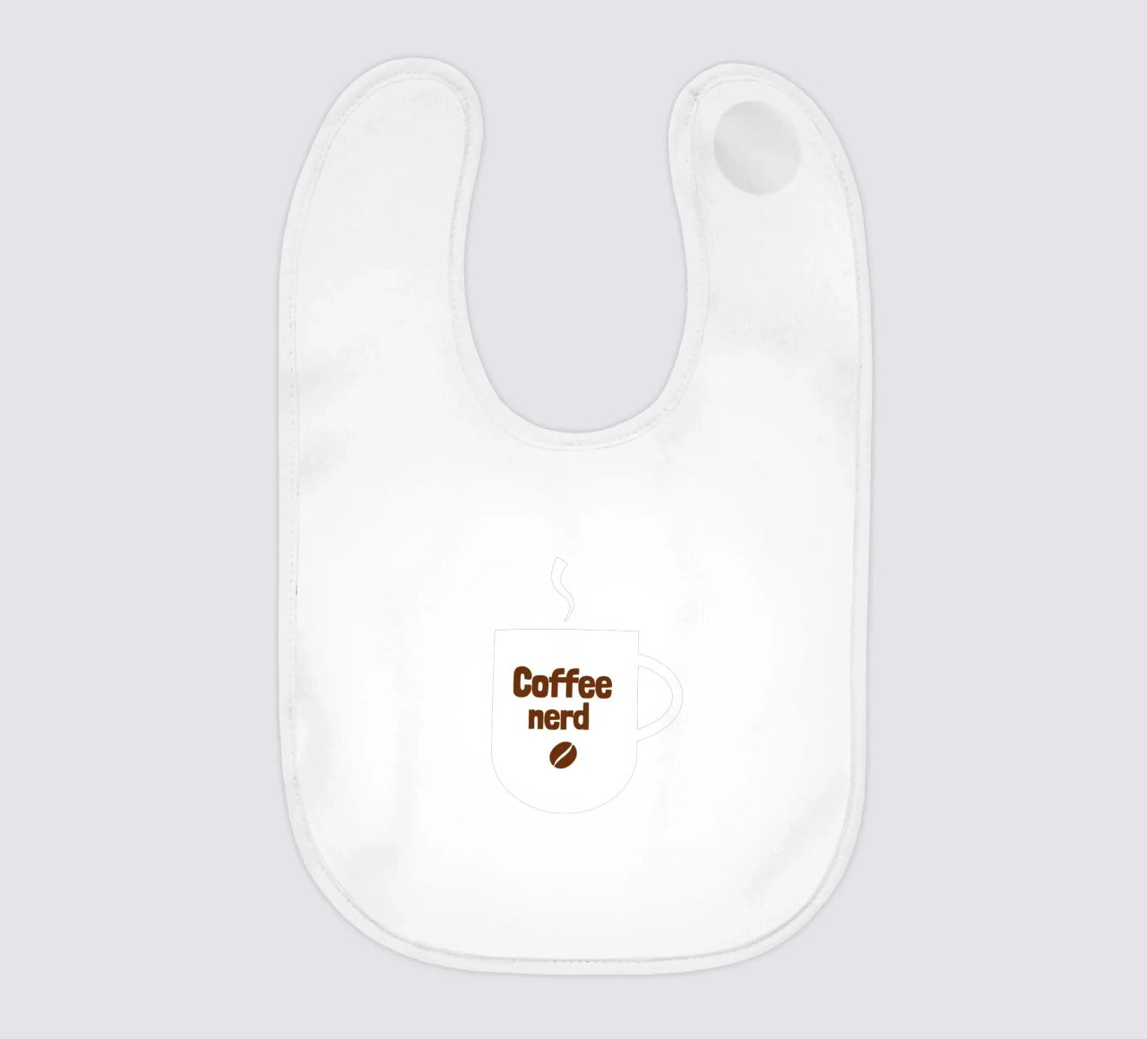 Coffee nerd bavaglino da happieeagle