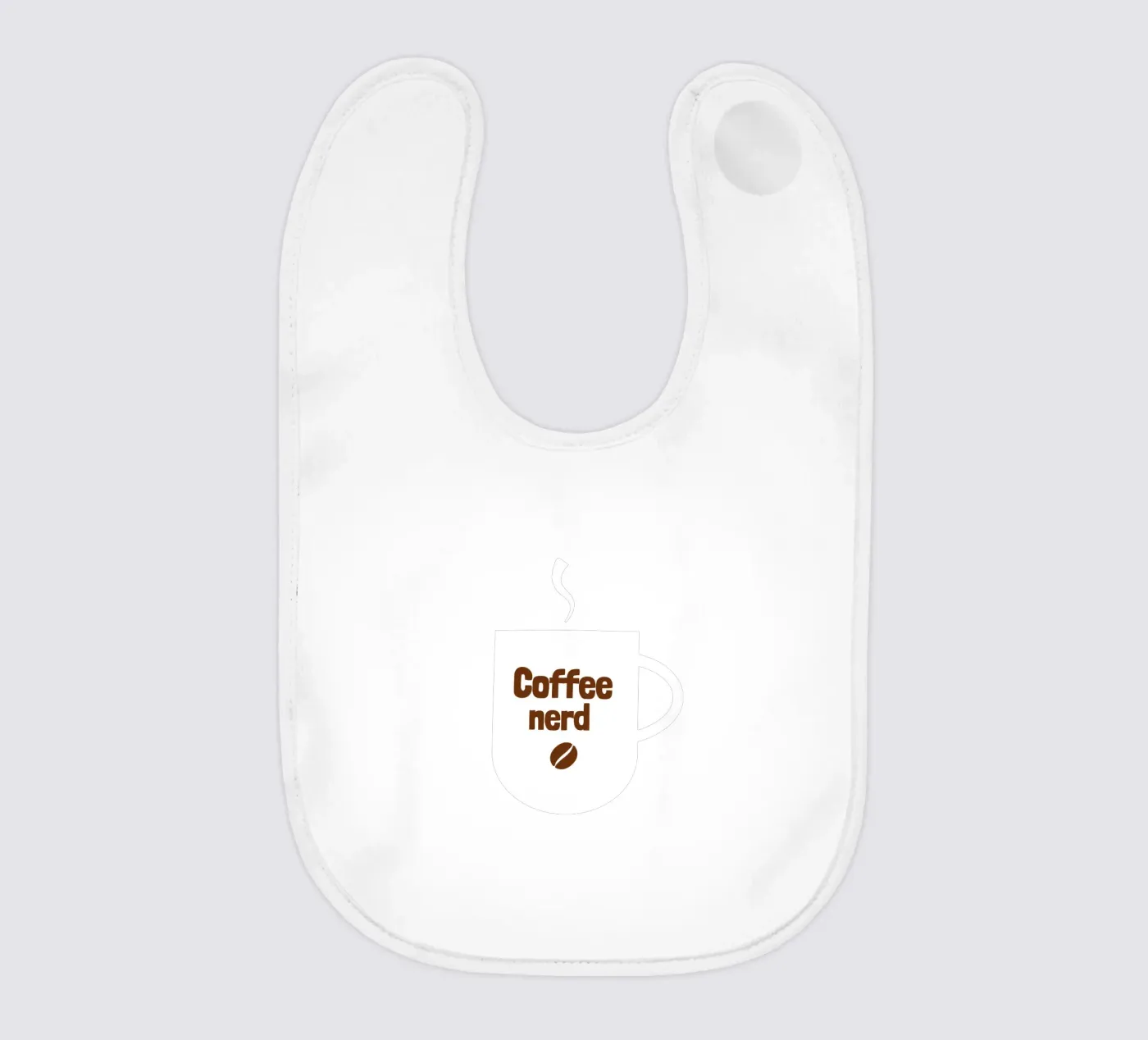 Coffee nerd Babylätzchen von happieeagle