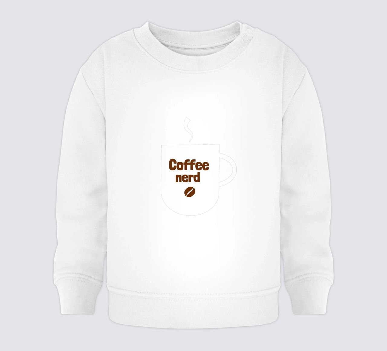 Coffee nerd felpa neonato da happieeagle