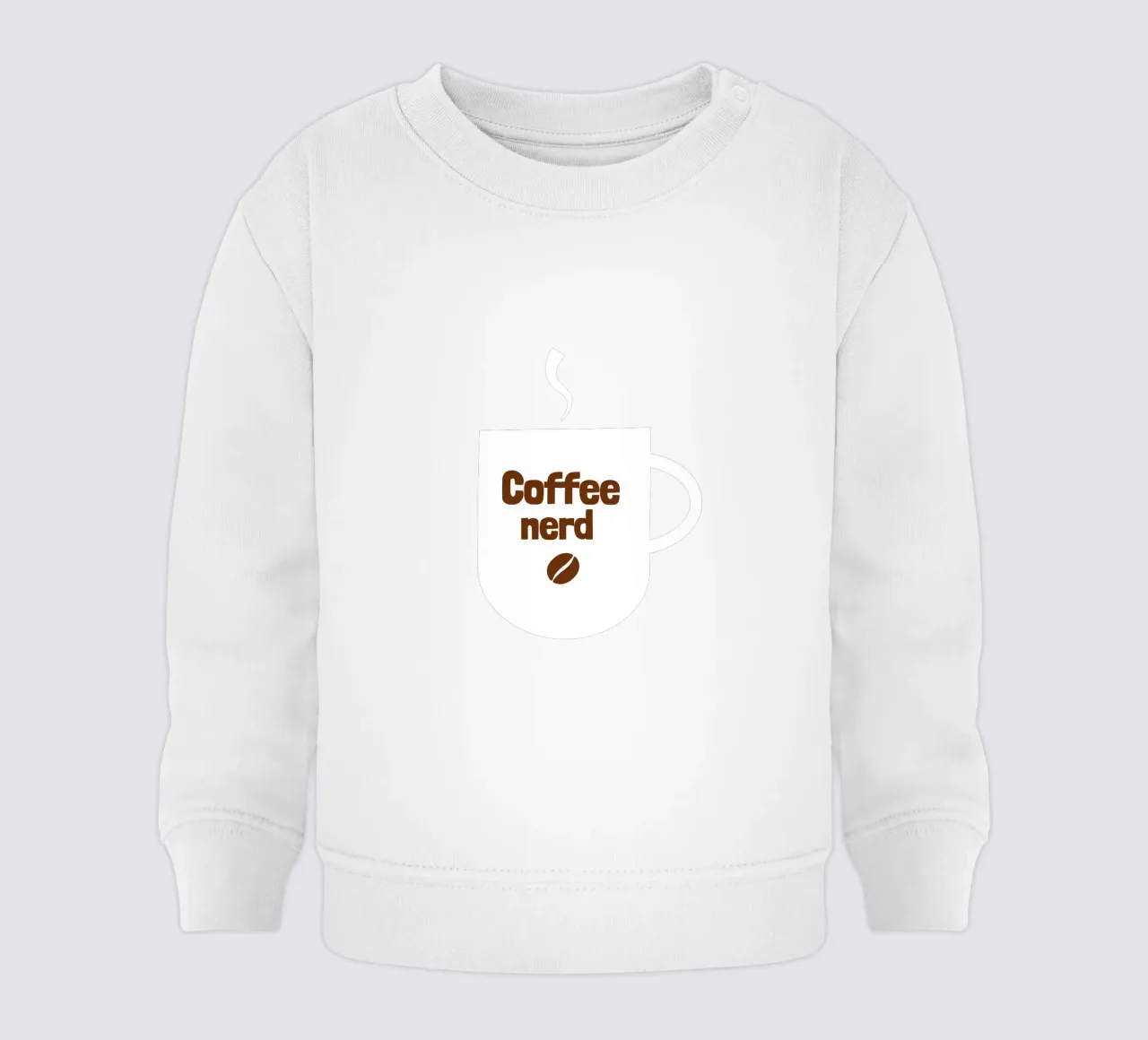 Coffee nerd felpa neonato da happieeagle