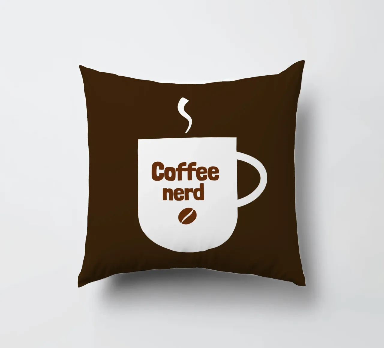 Coffee nerd cuscino da happieeagle