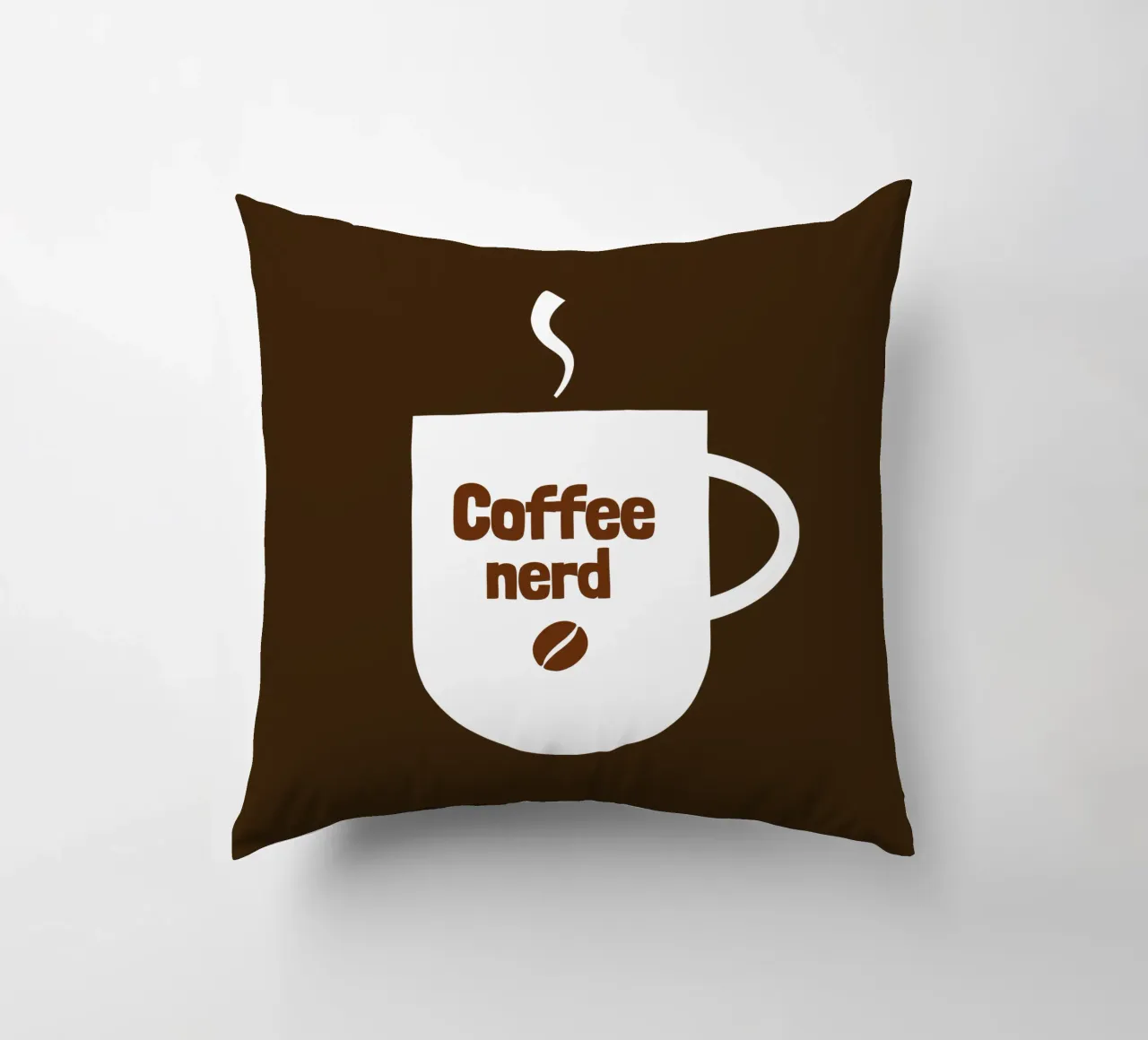 Coffee nerd cuscino da happieeagle