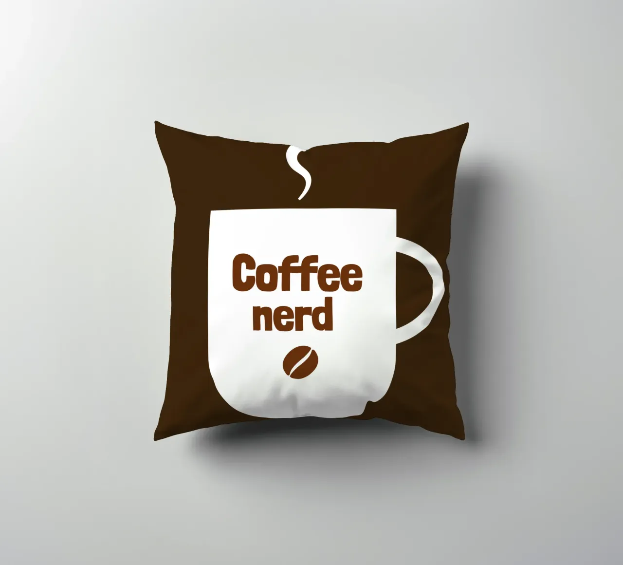 Coffee nerd cuscino da happieeagle