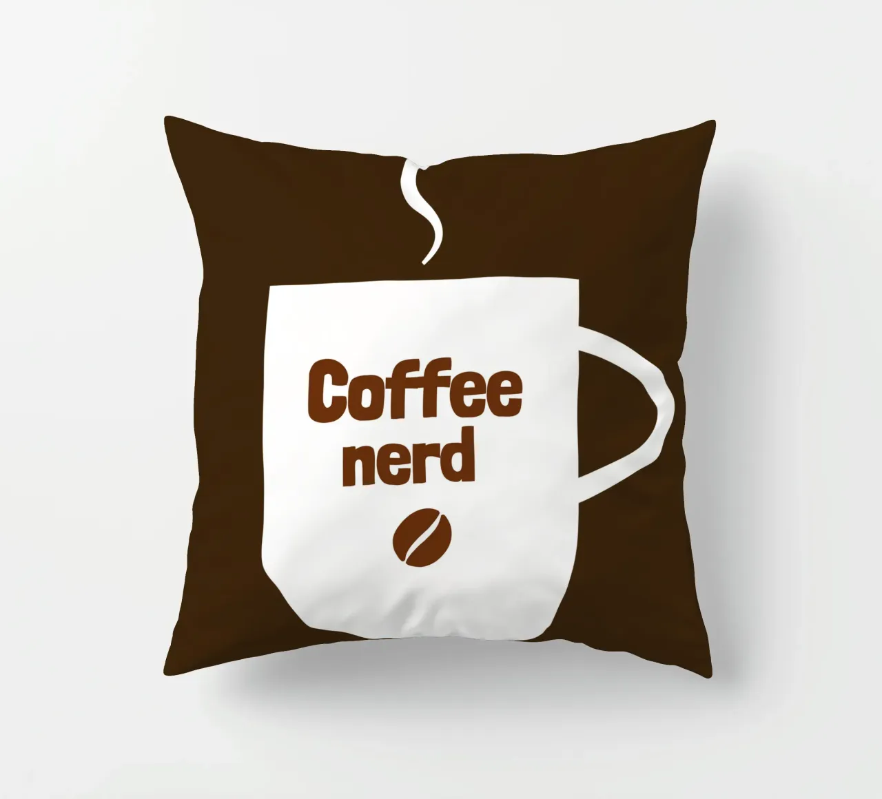 Coffee nerd cuscino da happieeagle