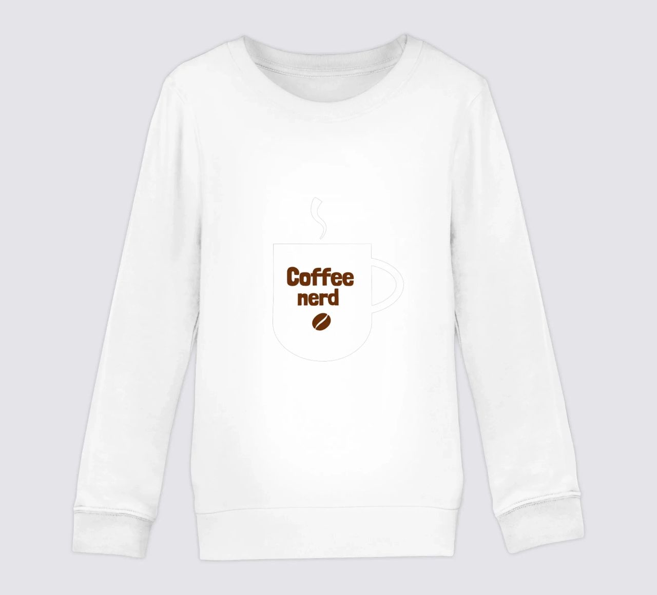 Coffee nerd felpa bambino da happieeagle